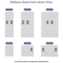 Ver imagem 7 de Berço Americano 3 em 1 com Cômoda 1 Porta 4 Gavetas Doçura Multimóveis Mp4725 Branco