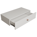 Ver imagem 1 de Penteadeira Suspensa Gaveta Mdf 70 Multifuncional Branca