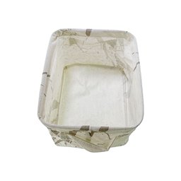 Kit 2 Cesto Organizador Em Tecido Multiuso Infantil Cesta Organizadora Brinquedo Decorativa Bege - 7