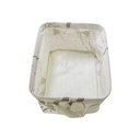 Ver imagem 7 de Kit 2 Cesto Organizador Em Tecido Multiuso Infantil Cesta Organizadora Brinquedo Decorativa Bege