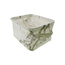 Kit 2 Cesto Organizador Em Tecido Multiuso Infantil Cesta Organizadora Brinquedo Decorativa Bege - 2