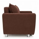 Ver imagem 3 de Sofá Cama Solteiro 1 Lugar 175cm Daiana Suede Marrom Império Decor