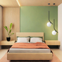 Ver mais imagens de Luminária Pendente Jabuticaba 45cm Angular Globo Vidro 15cm Teto Gimpo Kjdd-e-059-12:preto