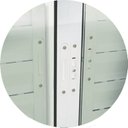Ver imagem 2 de Janela Veneziana Confort 3 Folhas Vidro Reflex 100cm X 80cm Brimak