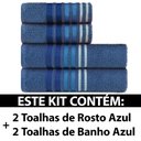 Ver imagem 3 de Jogo de Toalhas 4 Peças Banho + Rosto Algodão Dynamo Camesa Emcompre