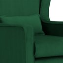 Ver imagem 5 de Kit 2 Poltrona Aurora Balanço Vovo Veludo Verde - Fm