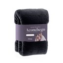 Ver imagem 1 de Cobertor Manta Microfibra - Casal - Liso - Preto - 1,80m x 2,20m - Rozac