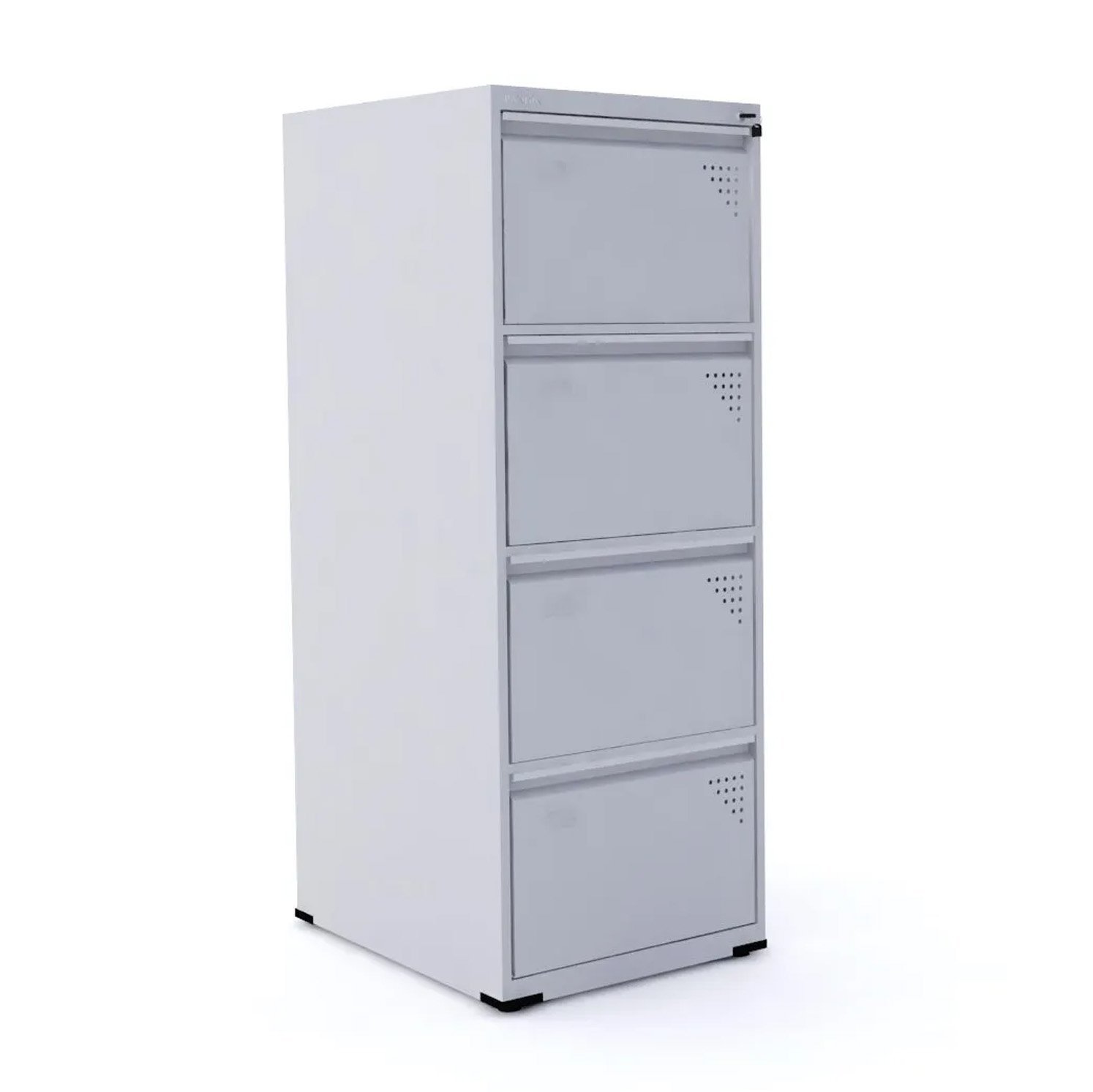 ARQUIVO DE A O 4 GAVETAS PANDIN SLM CINZA AP OF 4SLM FF MadeiraMadeira