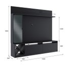 Ver imagem 2 de Estante TV até 50 Polegadas 160cm Sorrento Cristaleira Preto 2021