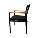 Ver imagem 3 de Conjunto Mesa e 6 Poltronas Verona Premium e Capri Estrutura Alumínio Assentos Estofados Corda