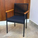 Ver imagem 6 de Conjunto Mesa e 6 Poltronas Verona Premium e Capri Estrutura Alumínio Assentos Estofados Corda