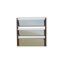 Ver imagem 1 de Janela de Alumínio Basculante 60x80cm Vidro Espelhado Plus Brimak