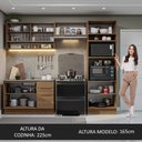 Ver imagem 6 de Armário de Cozinha Completa 270cm Rustic Stella Madesa 07