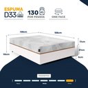 Ver imagem 4 de Cama Box com Colchão Ortopédico de Espuma D33 a Vácuo Sonno Full - Lucas Home - Casal