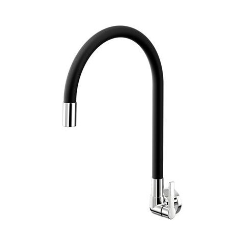 Torneira de Parede para Cozinha Galiflex Preto/cromado - Docol