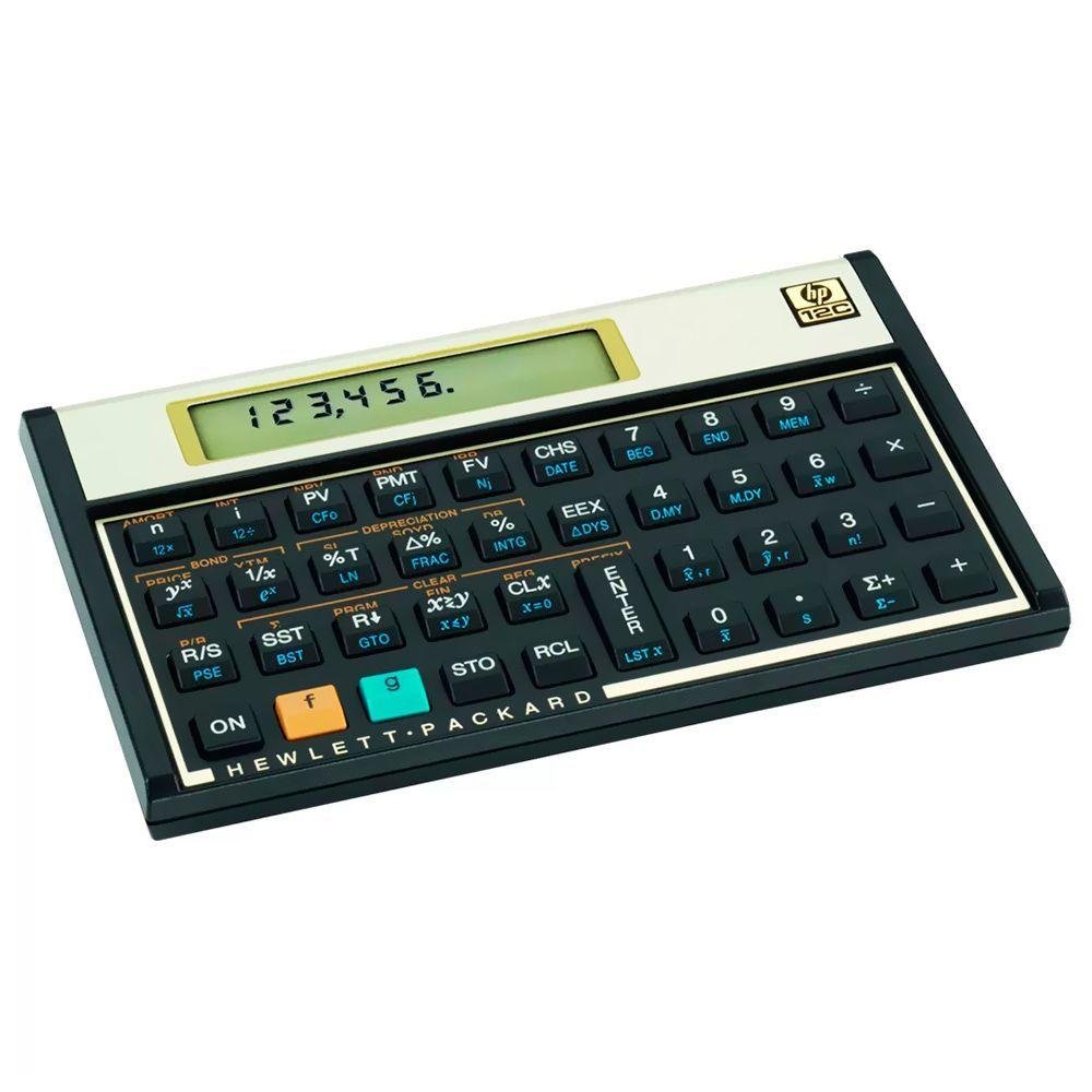 Calculadora Financeira Hp 12c 10 Digitos com 120 Funcoes - Preta-dourada - 3