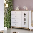 Ver imagem 1 de Cômoda Infantil Aconchego Ambiente Branco Jequitibá Hp – Henn