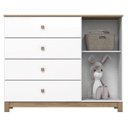 Ver imagem 2 de Cômoda Infantil Aconchego Ambiente Branco Jequitibá Hp – Henn