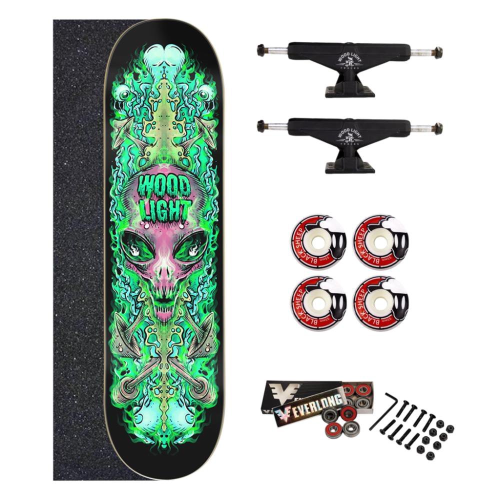 Skate Amador Wood Light Invasion Alien