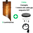 Ver imagem 2 de Kit 3 Luminárias Modernas