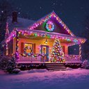 Ver imagem 5 de Pisca Pisca 100 LED Colorido 10m Cordão 8 Funções Festa Decoração Árvore Natal Luvinco 220V