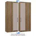 Ver imagem 3 de Guarda-roupa Canto Reto Modulado 1 Porta Paris Luciane