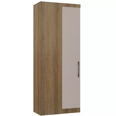 Guarda-roupa Canto Reto Modulado 1 Porta Paris Luciane
