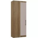 Ver imagem 1 de Guarda-roupa Canto Reto Modulado 1 Porta Paris Luciane