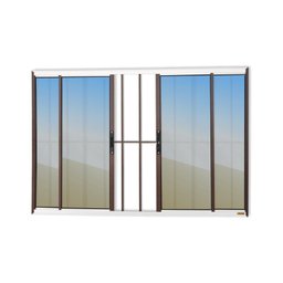 Janela Confort 4 Folhas com Grade Vidro Reflex 120cm x 200cm Brimak - 1