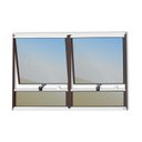 Ver imagem 1 de Janela de Alumínio Maxim-ar 2 Seções 80x120cm Vidro Espelhado Plus Brimak