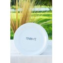 Ver imagem 2 de Prato Raso de Porcelana Tenha Fé Minimalista Branco