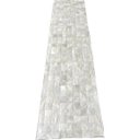 Ver imagem 1 de Tapete De Couro passadeira branco 0,60x2,50 com bordas