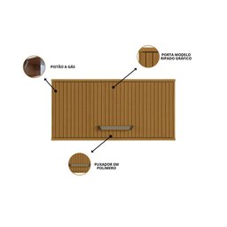 Cozinha Modulada Criare de Canto 10 Peças 23 Portas Poliman Móveis - 9