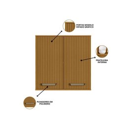 Cozinha Modulada Criare de Canto 10 Peças 23 Portas Poliman Móveis - 7