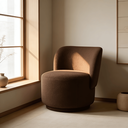 Ver imagem 7 de Kit 2 Poltronas Lia Compacta Orgânica Bouclé Moderna Confortável Sala Espera Recepção Consultório Ha