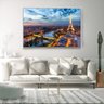 Quadro Decorativo Realista Fim de Tarde França Com Moldura e Sem Vidro 100x160 - 3