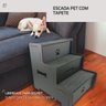 Escada para Cachorro 3 Degraus Escadinha Cachorro Pet Cães - 4
