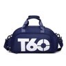 Bolsa Academia Fitness Mala de Viagem Mochila Transversal Treino Azul - 1