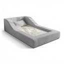 Ver mais imagens de Cama Montessoriana Infantil Noah 100% Espuma com Colchão Bouclê Cinza Claro - Desk Design