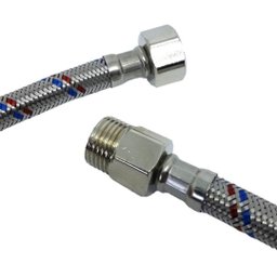Engate Flexível Inox Água Quente Macho Femea 100cm - 2
