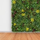 Ver imagem 1 de Kit 2m² de Jardim Vertical Artificial Uso Interno e Externo Visual Natural Pronto para Instalação