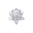 Ver imagem 1 de Enfeite Decoração de Cristal Vidro Flor de Lotus para Sala Quarto Cristaleira Grande 13cm Cor: