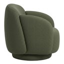 Ver imagem 6 de Kit 2 Poltronas Decorativa Avany Giratória Linho Verde - Nexta Casa