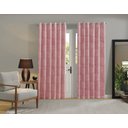 Ver imagem 1 de Cortina Jacquard Sala Quarto e Escritório P/ Varão 2 metros Cor:Rosê