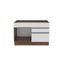 Ver imagem 2 de Balcão de Pia Glamy 1 Porta e 2 Gavetas Branco Rustic Madesa