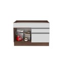 Ver imagem 3 de Balcão de Pia Glamy 1 Porta e 2 Gavetas Branco Rustic Madesa