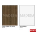 Ver imagem 4 de Balcão de Pia Glamy 1 Porta e 2 Gavetas Branco Rustic Madesa