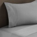 Ver imagem 3 de Jogo de Fronha Acetinada 2 Peças Embossed Casa Mia Prata Fina