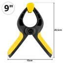 Ver imagem 2 de Grampo com Mola Sargento Prendedor para Marceneiro Multiuso 9" Pol | 03 Un