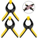 Ver imagem 1 de Grampo com Mola Sargento Prendedor para Marceneiro Multiuso 9" Pol | 03 Un